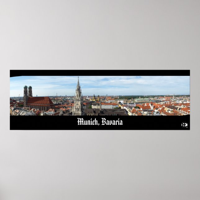 Póster Múnich, Bavaria Panorama (Frente)