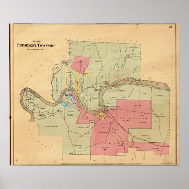 Póster Municipio de President (Frente)