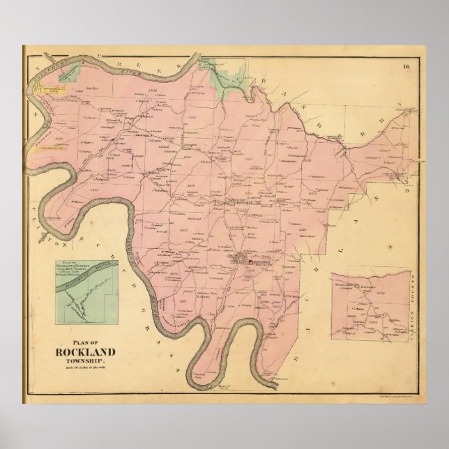 Póster Municipio de Rockland (Frente)