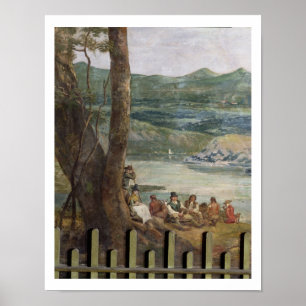 Póster Mural de Drakelowe Hall, no. Burton on