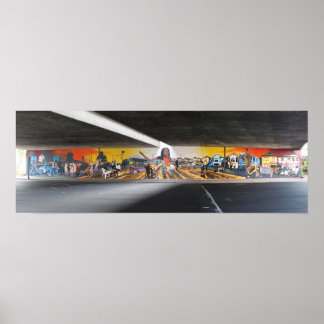 Póster Mural de los superhéroes de Oakland 1 Poster