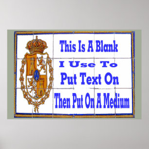 Póster Mural de mosaico de ejemplo