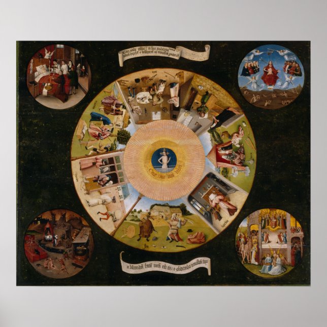 Póster Mural del techo de la iglesia antigua (Frente)