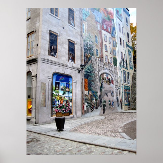 Póster Mural en Quebec (Frente)