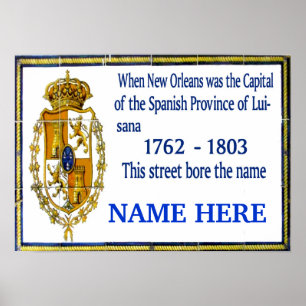 Póster Mural español personalizado