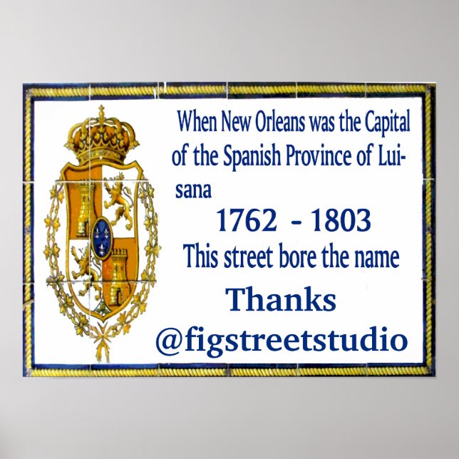 Póster Mural español personalizado (Frente)