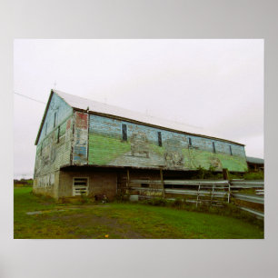 Póster Mural Pintado Barn Nueva York EE.UU.