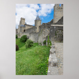 Póster Muralla fortificada de Carcassonne