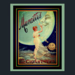 Póster Murattis Cigarrillos de alta clase y 16 x 20 Poste<br><div class="desc">Anuncio de cigarrillos de murattis de época 16 x 20</div>