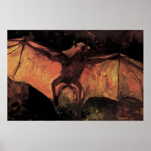 Póster Murciélago de la zorra voladora de Vincent van Gog