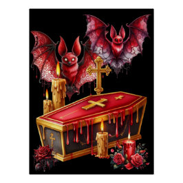 Póster Murciélagos Vampiros