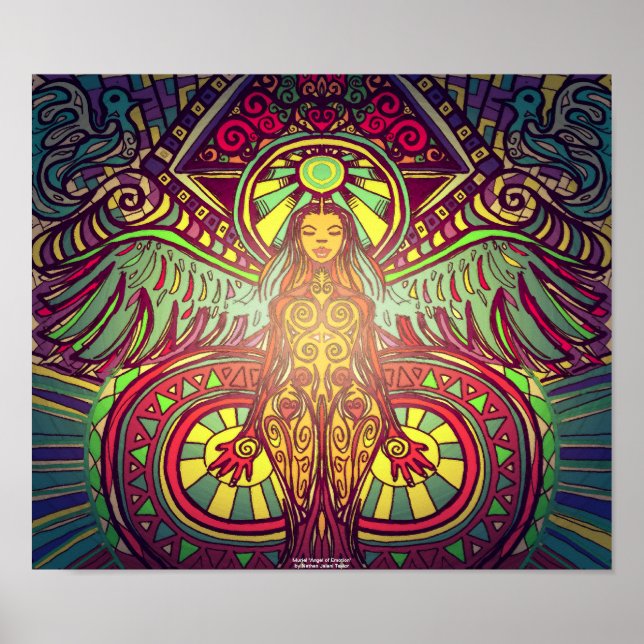 Póster Muriel "Ángel de las Emociones" (Frente)