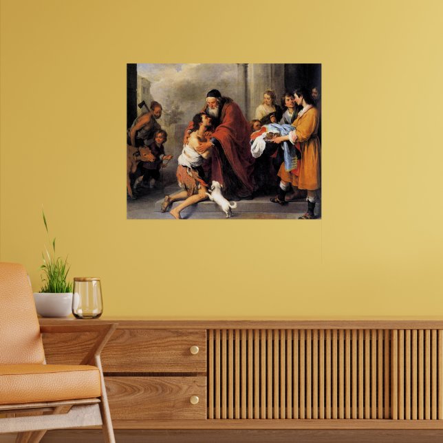 Póster Murillo - El regreso del hijo pródigo (Salón 2)