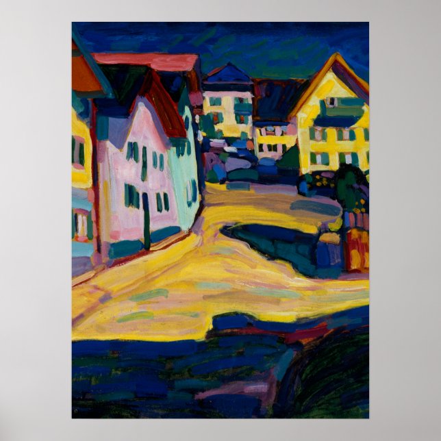 Póster Murnau Burggrabenstrasse 1 - Wassily Kandinsky (Frente)