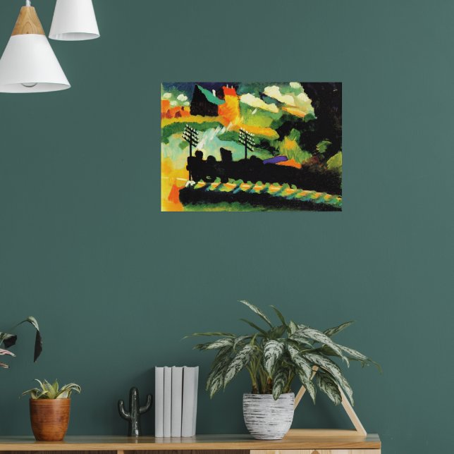 Póster Murnau: View with Railway and Castle, (Salón 1)