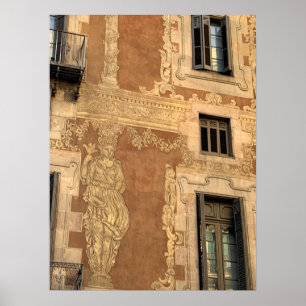 Póster Muro de Barcelona