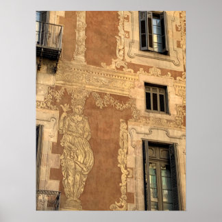 Póster Muro de Barcelona