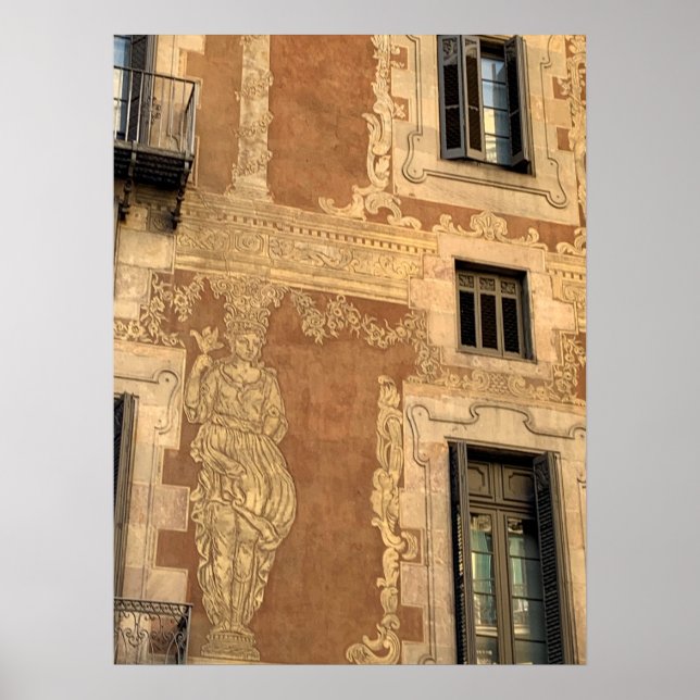 Póster Muro de Barcelona (Frente)