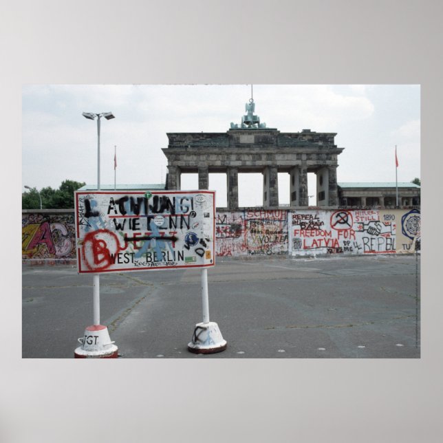 Póster Muro de Berlín (Frente)