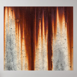 Póster Muro de ciruela desordenada: Etiquetado texturizad