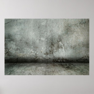 Póster Muro de hormigón compuesto