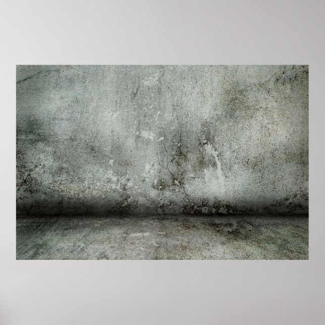 Póster Muro de hormigón compuesto (Frente)