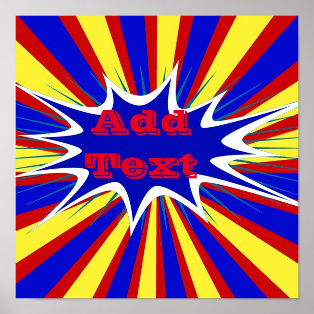 Póster Muro de Poster de superhéroes personalizados para  (Frente)