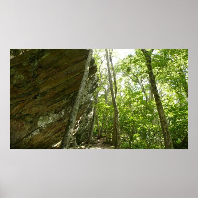 Póster Muro de roca Frazier en el Parque Nacional Shenand (Frente)