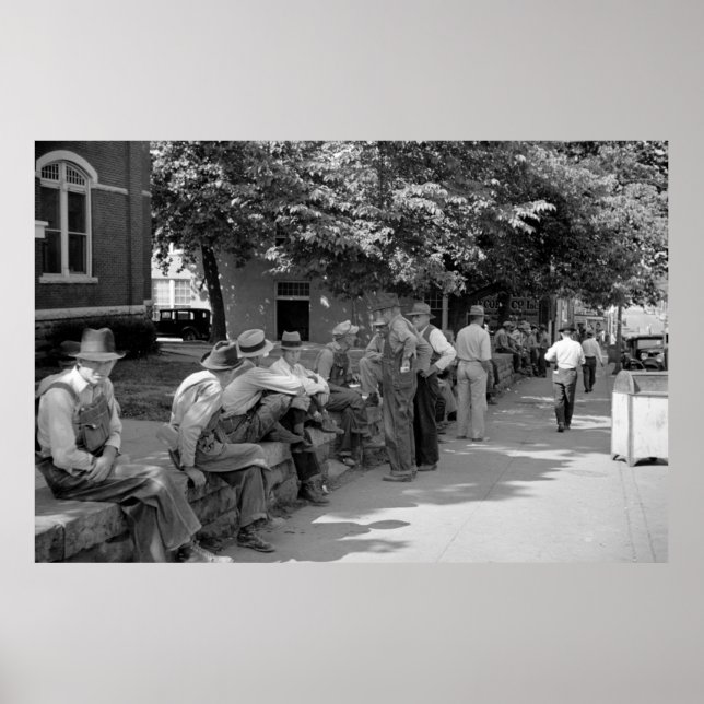 Póster Muro del arca, Batesville, Arkansas, años 30 (Frente)