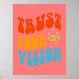 Póster Muro estético retro para Chicas, tuits y adolescen