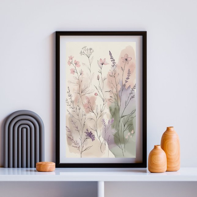 Póster Muro floral abstracto moderno Art III (Subido por el creador)
