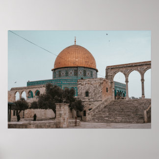 Póster Muro islámico palestino Masjid Al Aqsa