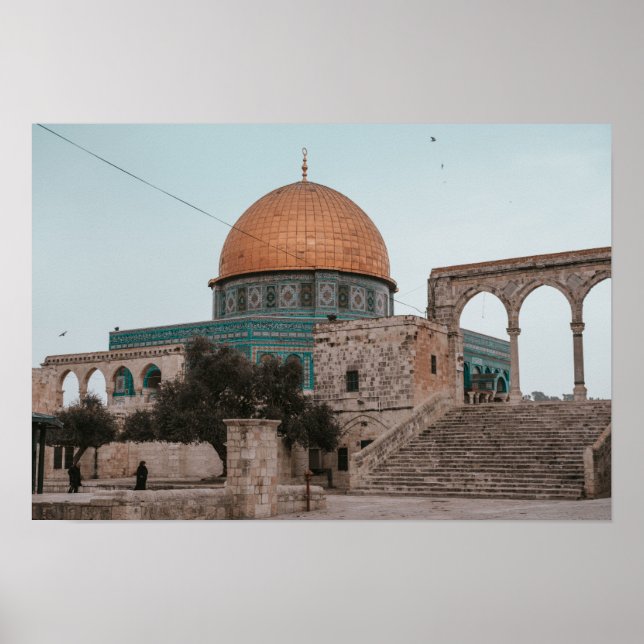 Póster Muro islámico palestino Masjid Al Aqsa (Frente)