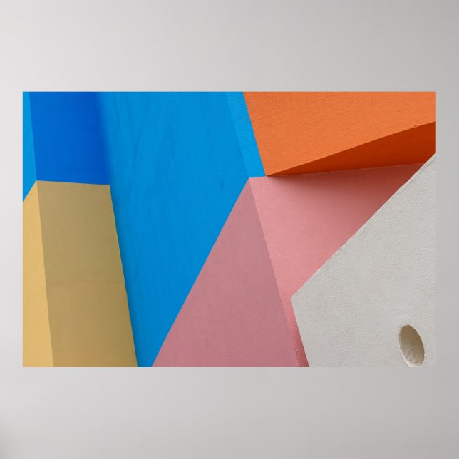 PÓSTER MURO URBANO ABSTRACTO Y COLORIDO (Frente)