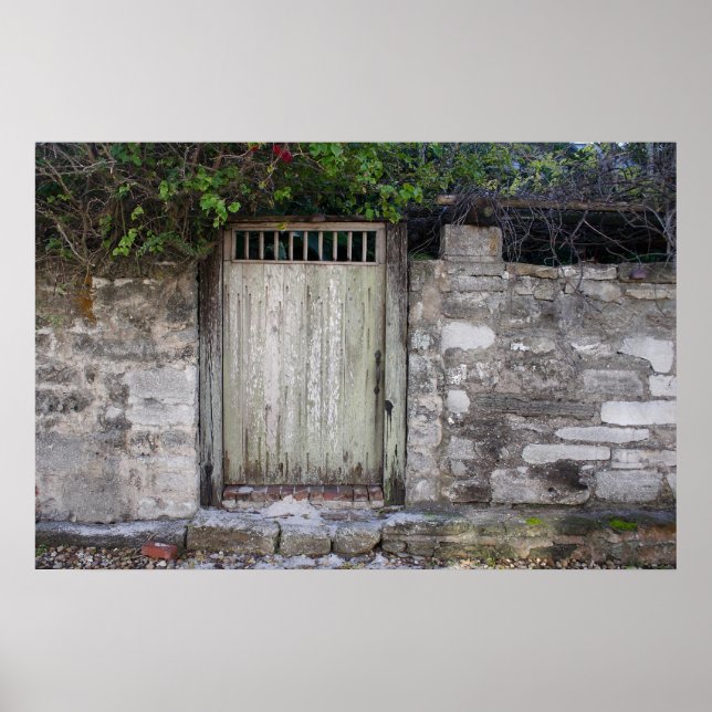 Póster Muro y puerta (Frente)