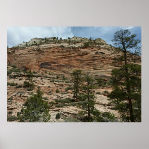 Póster Muros de roca desgastados en el Parque Nacional Zi