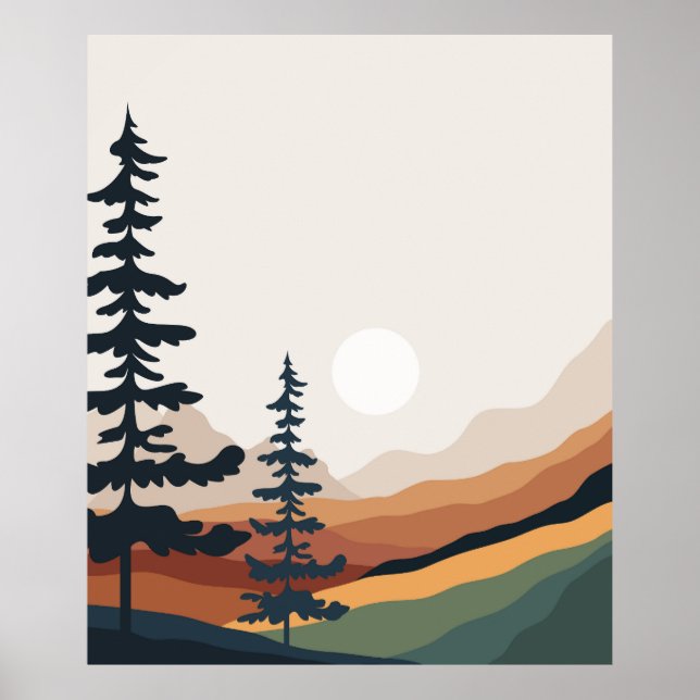 Póster Muros mínimos y naturales (Frente)