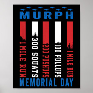 Póster Murph Challenge American Memorial Day