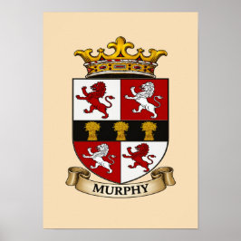 Póster Murphy Family Coat of Arms Poster
