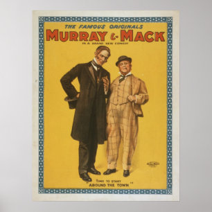 Póster Murray & Mack, una vieja comedia teatral