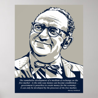 Póster Murray Rothbard