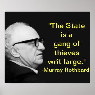 Póster Murray Rothbard