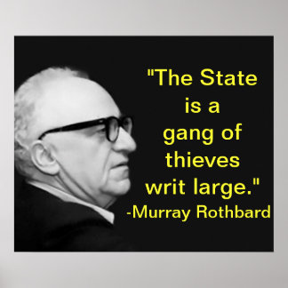Póster Murray Rothbard