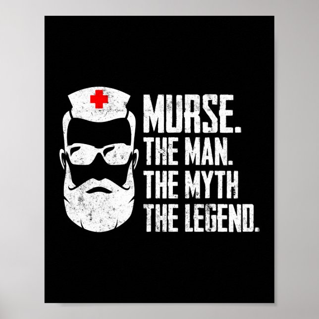 Póster Murse. El Hombre. El Mito. La leyenda. Gracioso Mu (Frente)