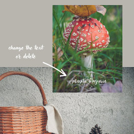 Póster Musambre agarre de la mosca roja