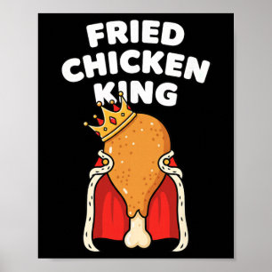 Póster Musc lo de Pollo Frito Rey Pollo Corona 