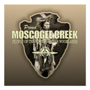 Póster Muscogee Creek (punta de flecha)