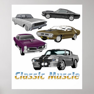 Póster músculo clásico