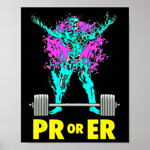 Póster Músculo De Preparación Para La Construcción De Cue