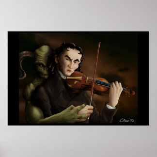 Póster Muse de Paganini